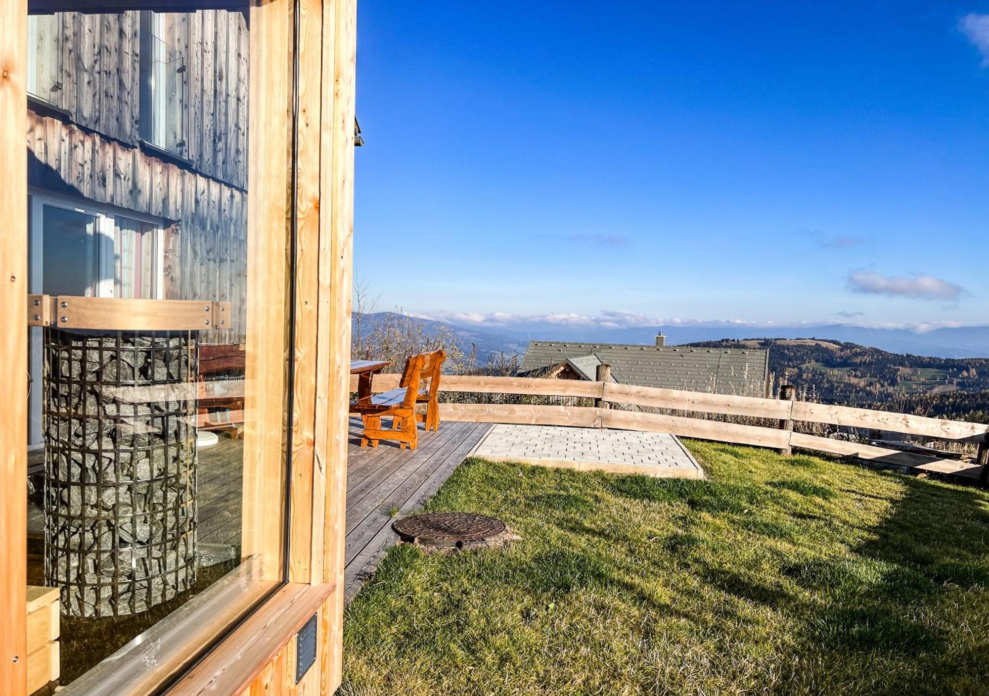 1A Chalet Eck - Wandern, Grillen, Panorama Sauna! Klippitztorl Eksteriør bilde