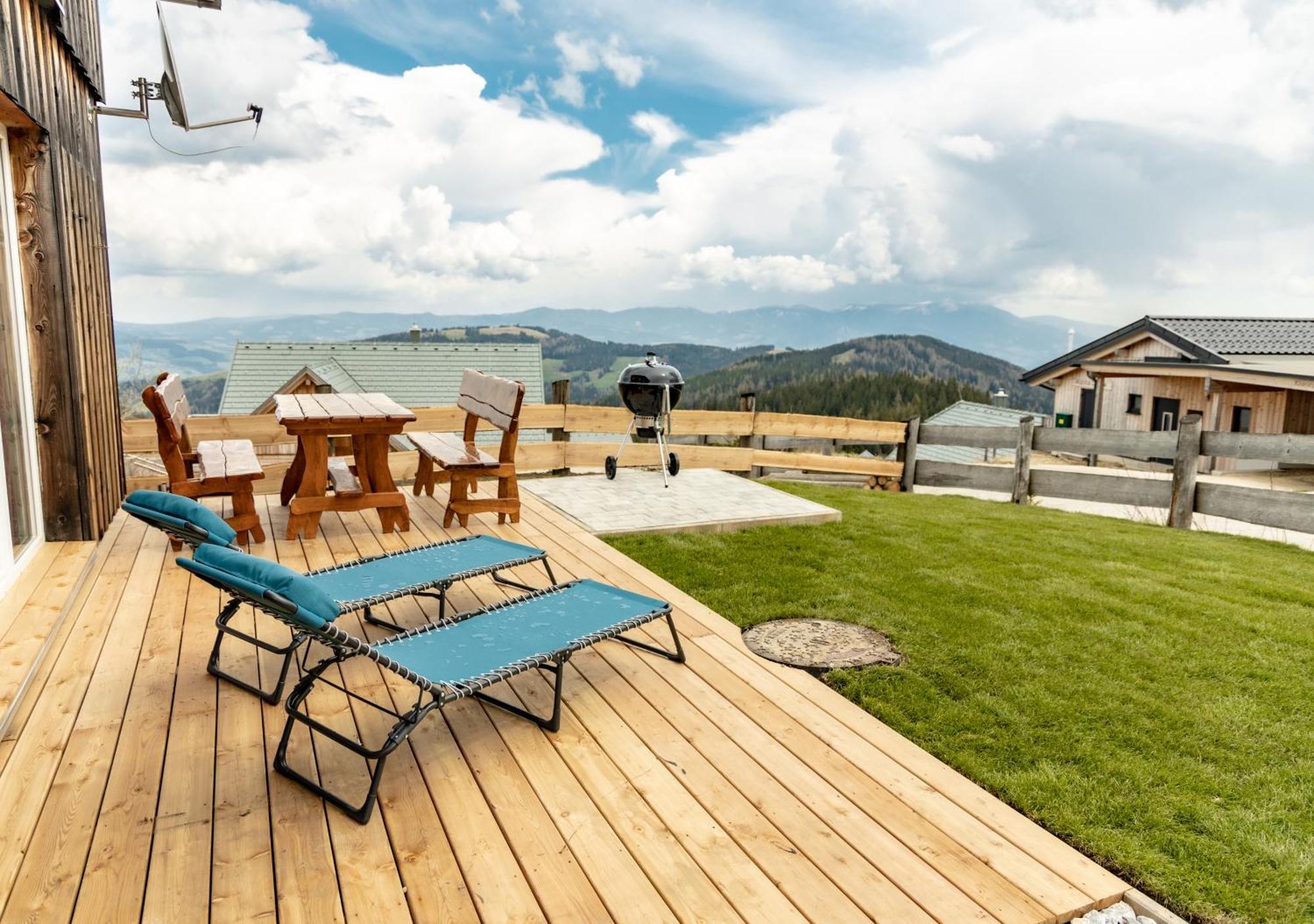 1A Chalet Eck - Wandern, Grillen, Panorama Sauna! Klippitztorl Eksteriør bilde